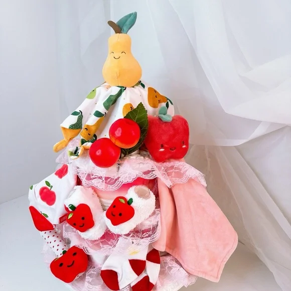 Fruits Diaper Cake,Baby Shower Gift